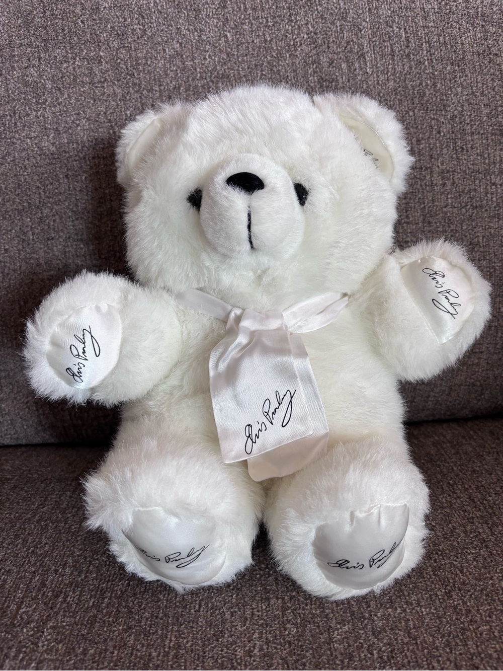 Vintage 1992 Elvis Presley Reversible Teddy Bear Pillow